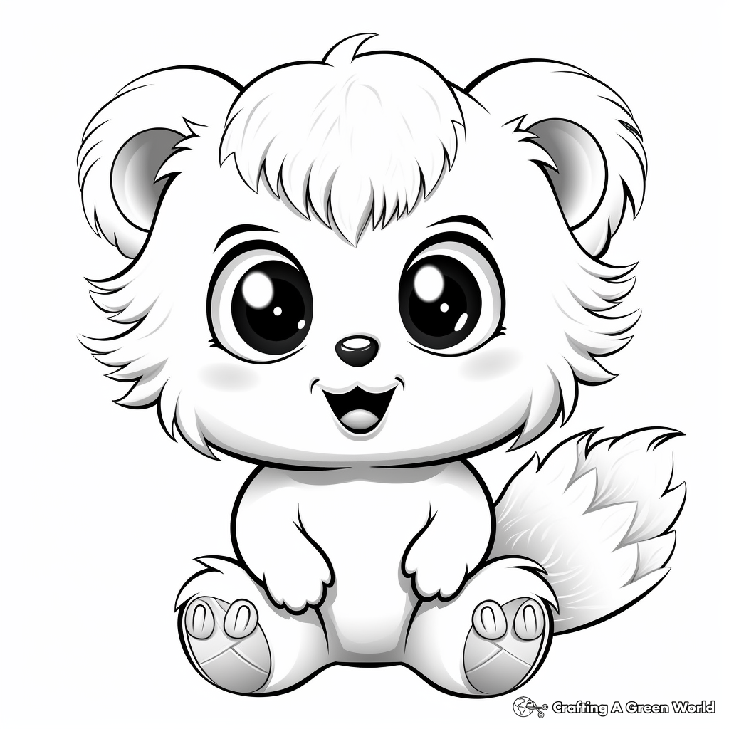 Jolly Hedgehog with Big Eyes Coloring Pages 3
