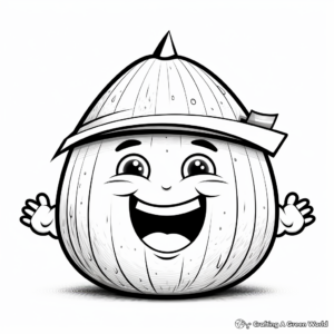 Juicy Watermelon Slice Coloring Pages 4