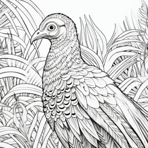 Jungle-Like Silver Pheasant Coloring Pages for Excitement 3