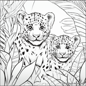 Jungle-Themed Printable Coloring Pages 2