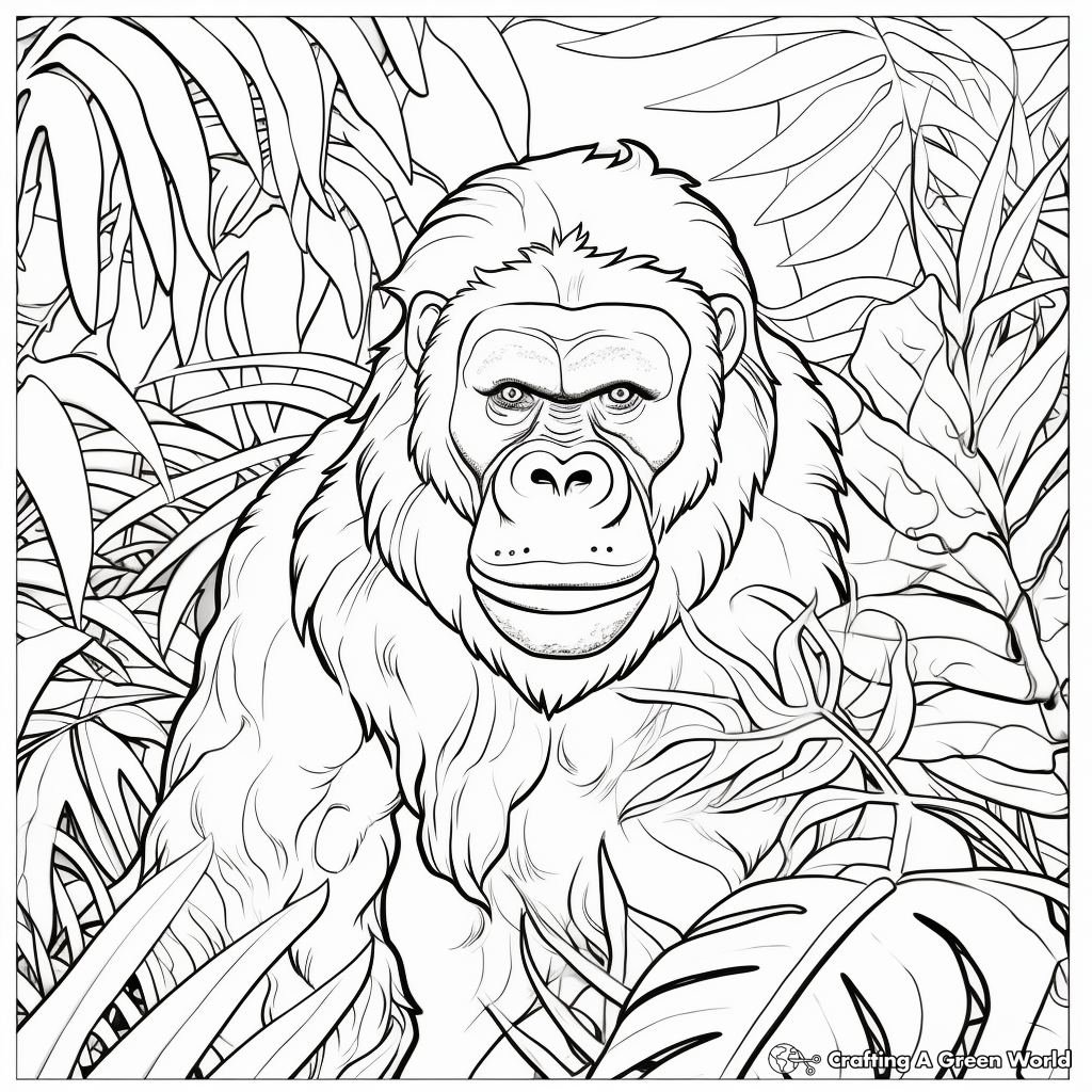 Jungle-Themed Printable Coloring Pages 3