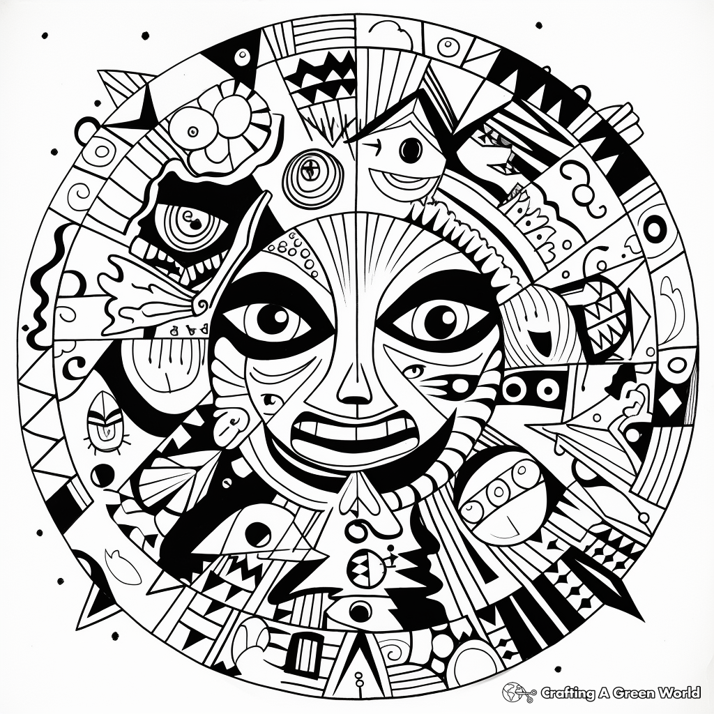 Kaleidoscopic Coloring Pages 1