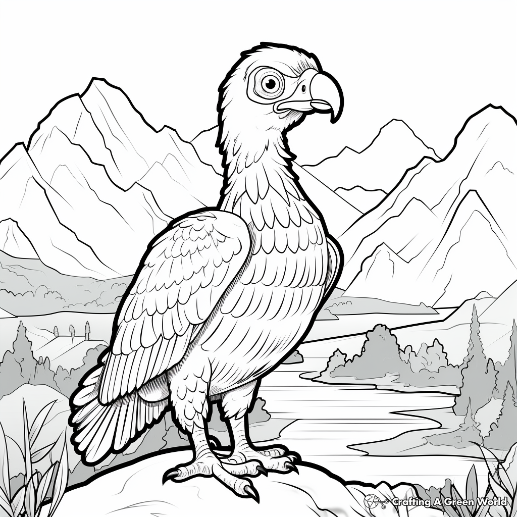 Kashmir Valley Vulture Coloring Pages 3