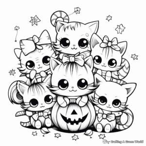 Kawaii Pokemon Coloring Pages for Kids 1
