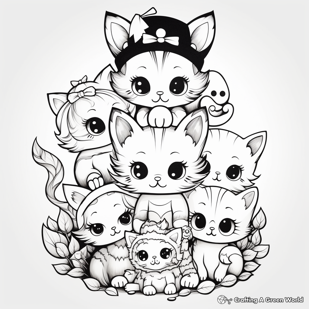 Kawaii Pokemon Coloring Pages for Kids 3
