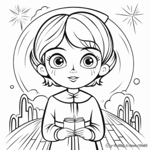 Kid-Friendly Ash Wednesday Coloring Worksheets 1