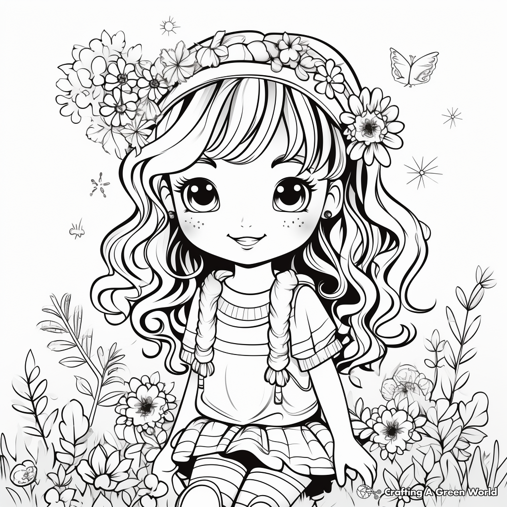 Kid-Friendly Boho Rainbow Coloring Pages 3