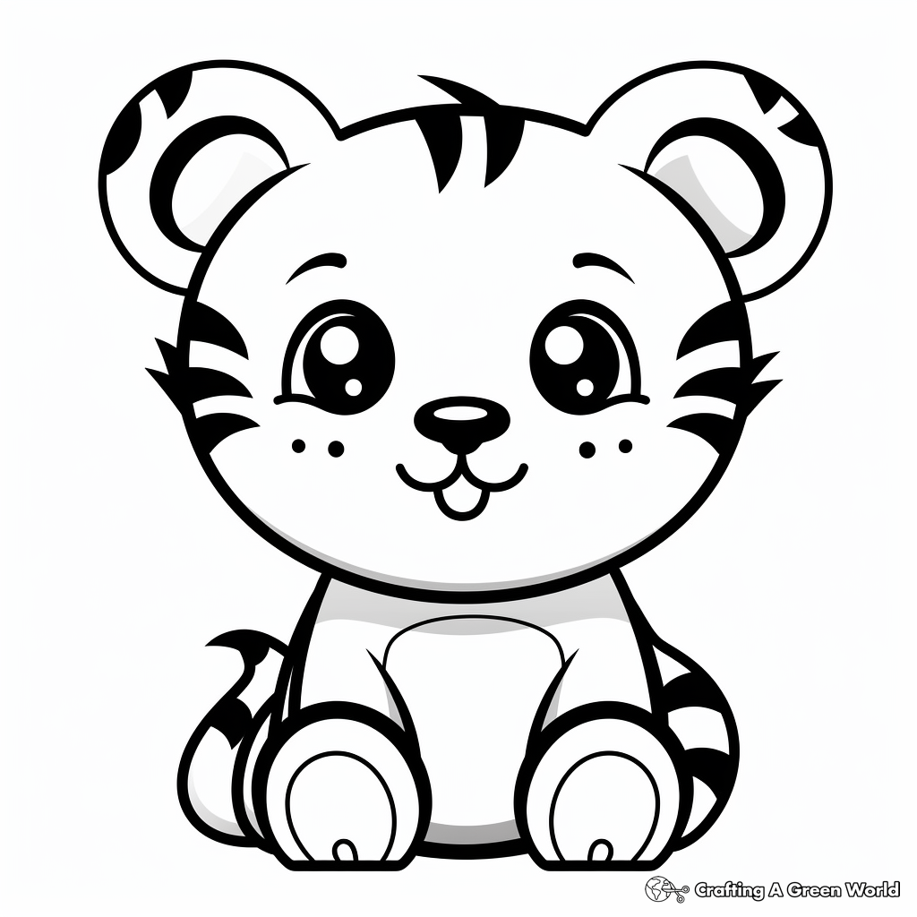 Kid-Friendly Cartoon Cat Bee Coloring Pages 3