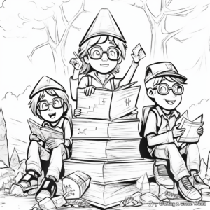 Kid-friendly Gravity Falls Coloring Pages 1