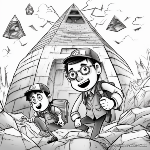 Kid-friendly Gravity Falls Coloring Pages 2