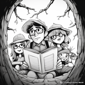 Kid-friendly Gravity Falls Coloring Pages 3