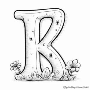 Kid-Friendly Lowercase Alphabet Coloring Pages 1