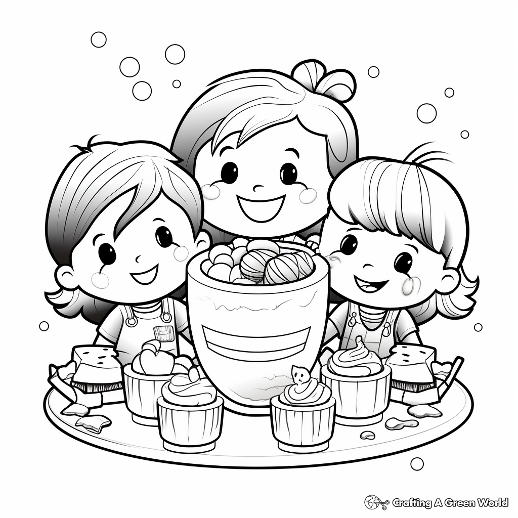 Kid-Friendly Salt, Fat and Sugar Group Coloring Pages 4