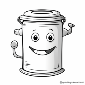 Kid-Friendly Soup Can Coloring Pages 3