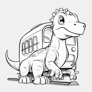 Kids Dinosaur Train Coloring Pages 3