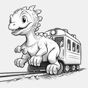 Kids Dinosaur Train Coloring Pages 4
