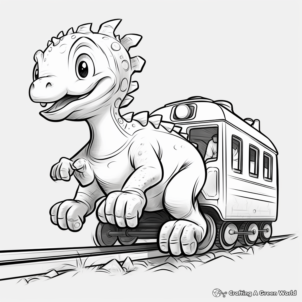 Kids Dinosaur Train Coloring Pages 4