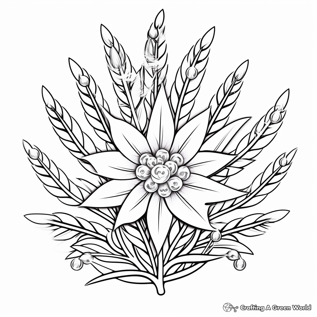 Lavender Mandala Coloring Sheets for Relaxation 3