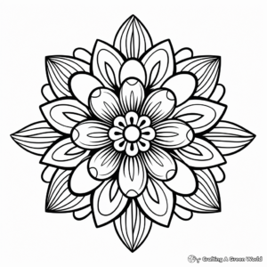 Lavish Floral Mandala Coloring Pages 2