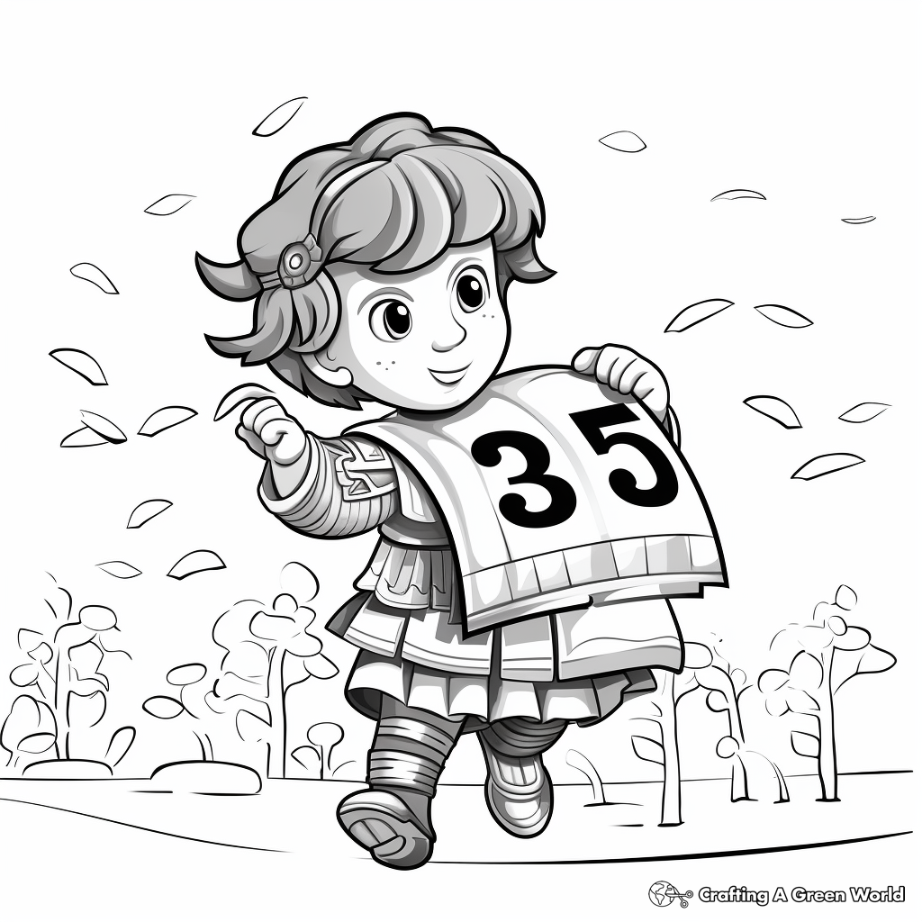 Learning-Based Roman Numbers Coloring Pages 3
