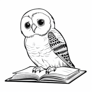 Learning Budgie Coloring Pages: Budgie Facts Included 2