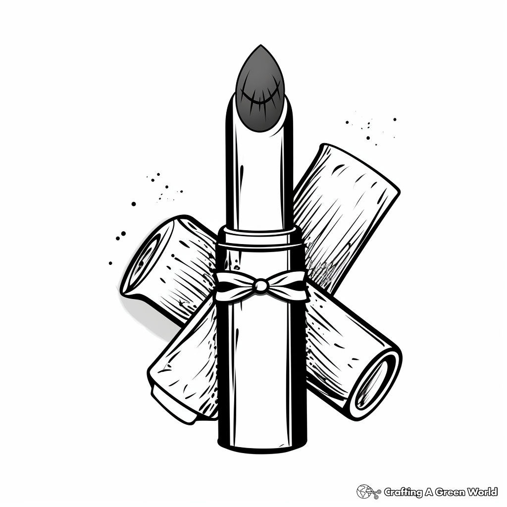 Limited Edition Holiday Lipstick Collection Coloring Pages 2