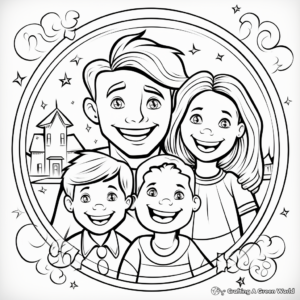 Lively New Year Coloring Pages 3