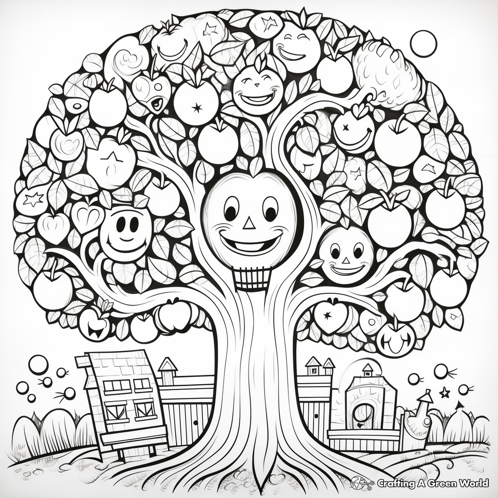 Living 'Peace' Fruit of the Spirit Coloring Pages 2