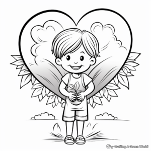 Loving Heart Kindness Coloring Pages 2