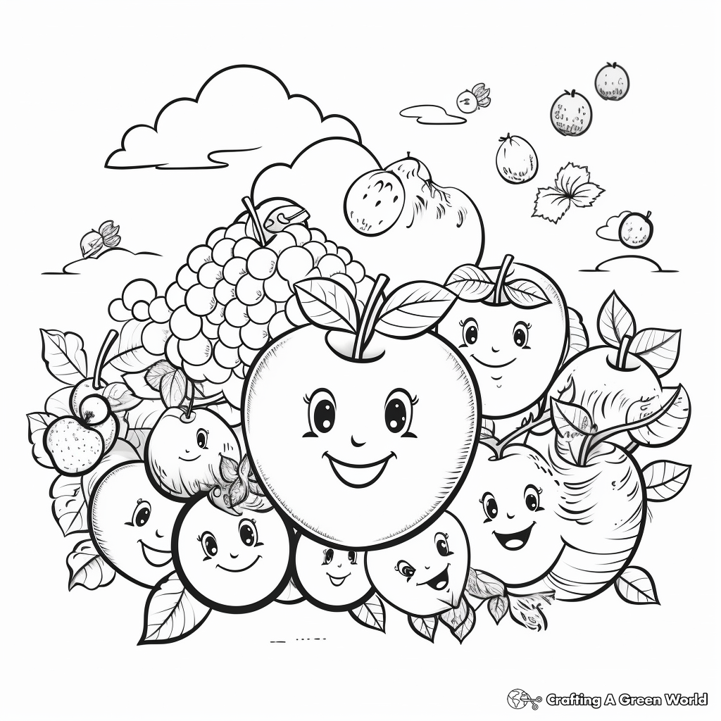 Loving 'Kindness' Fruit of the Spirit Coloring Pages 2
