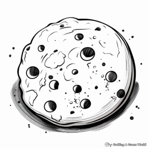 Luxurious Chocolate Chip Cookie Coloring Pages 2