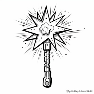Magic Healing Wand Get Well Soon Coloring Pages 4