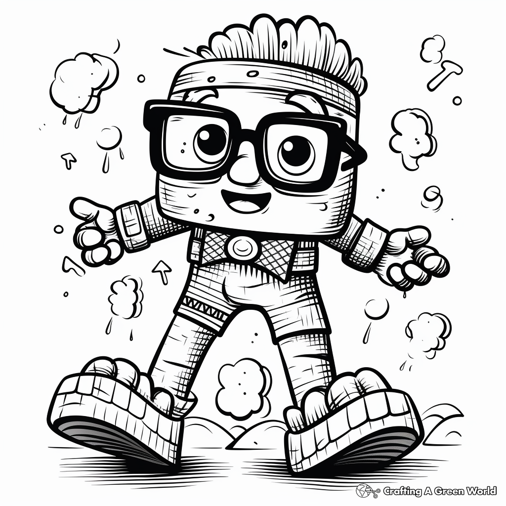 Magic Socks Coloring Pages for Imaginative Kids 3