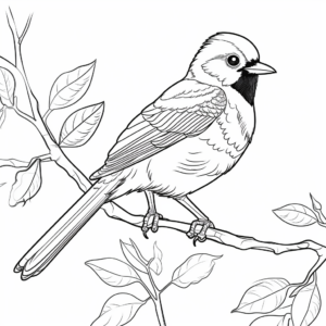Magical Magpie Coloring Pages 3