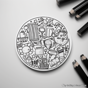 Magnet in Everyday Objects - Fridge Magnet Coloring Pages 1