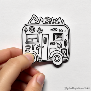 Magnet in Everyday Objects - Fridge Magnet Coloring Pages 2