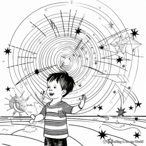 Magnetic Field Lines Coloring Pages 2