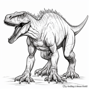 Majestic Giganotosaurus Coloring Pages for All Ages 1