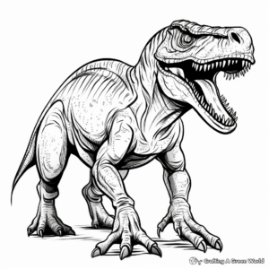 Majestic Giganotosaurus Coloring Pages for All Ages 3