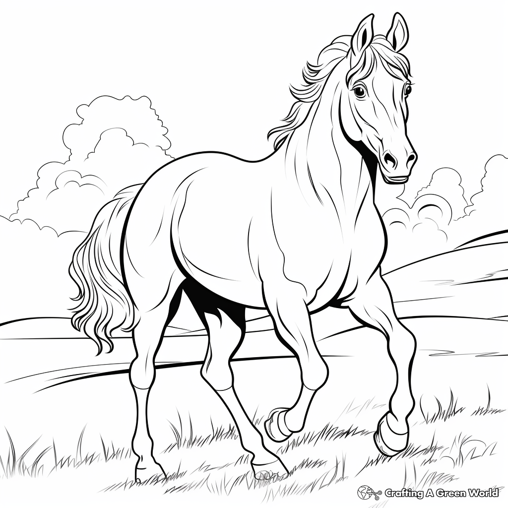 Majestic Horse Coloring Pages for Horse Lovers 2