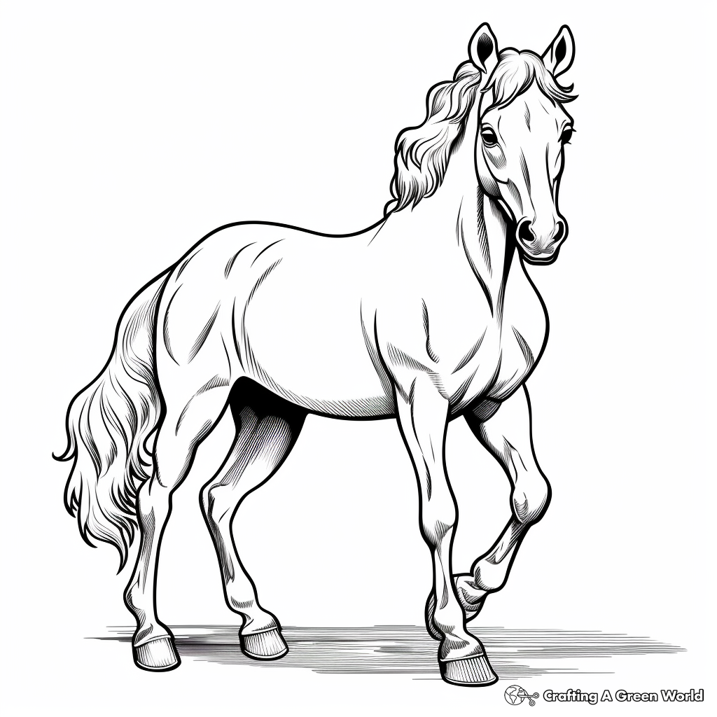 Majestic Horse Coloring Pages for Horse Lovers 3