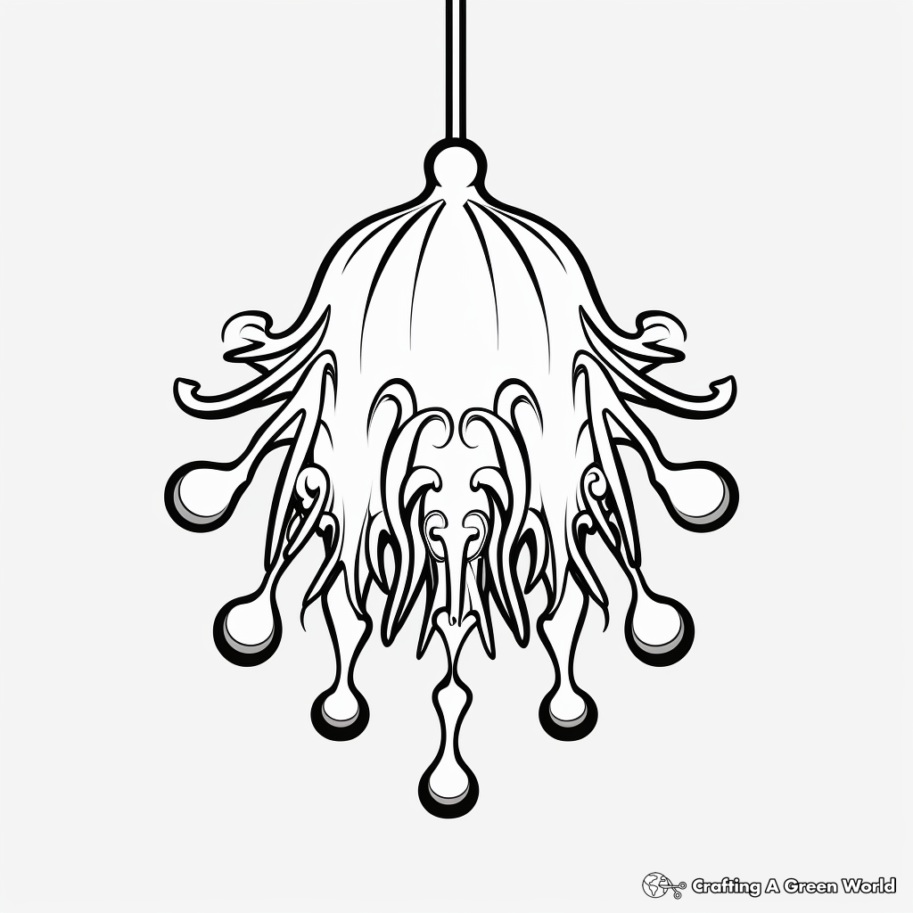 Majestic Icicle Ornament Coloring Pages 3