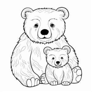Mama Bear's Day Off Coloring Pages 3
