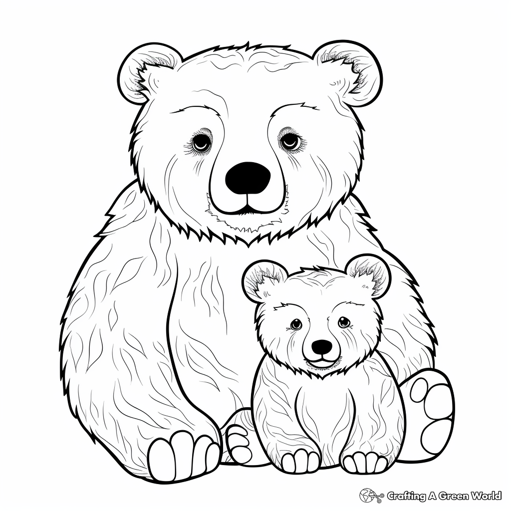 Mama Bear's Day Off Coloring Pages 3