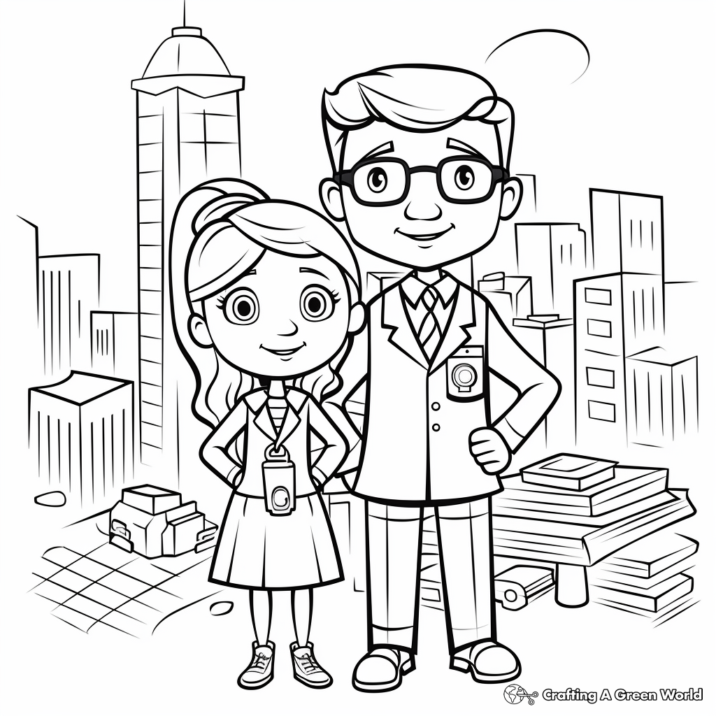 Managerial Administrative Professionals Coloring Pages 2