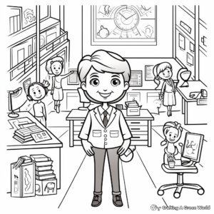 Managerial Administrative Professionals Coloring Pages 3
