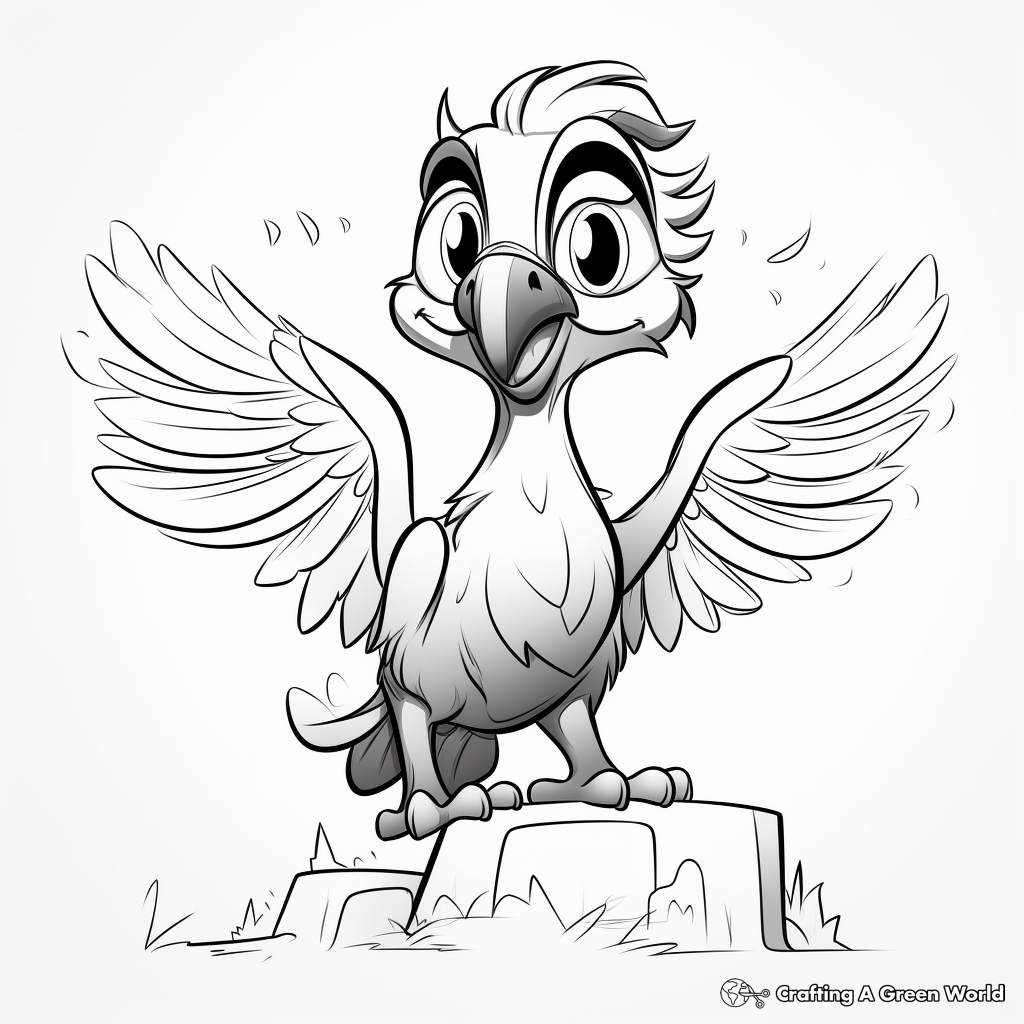 Merry Macaw Coloring Pages for Children 4