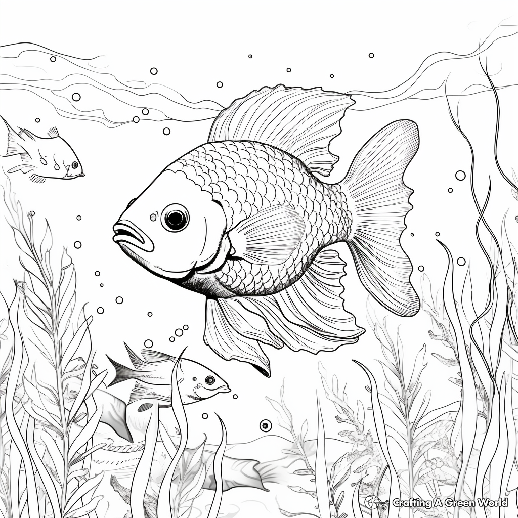 Mesmerizing Marine Life: Ocean Coloring Pages 1