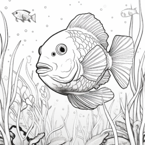 Mesmerizing Marine Life: Ocean Coloring Pages 4