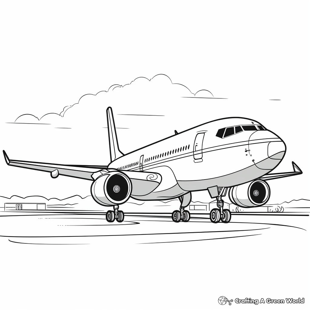 Military Airplanes Coloring Pages 2